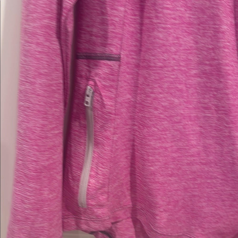 Patagonia Cool Tropics Pink and Gray Long Sleeve Tee - Picture 3 of 4